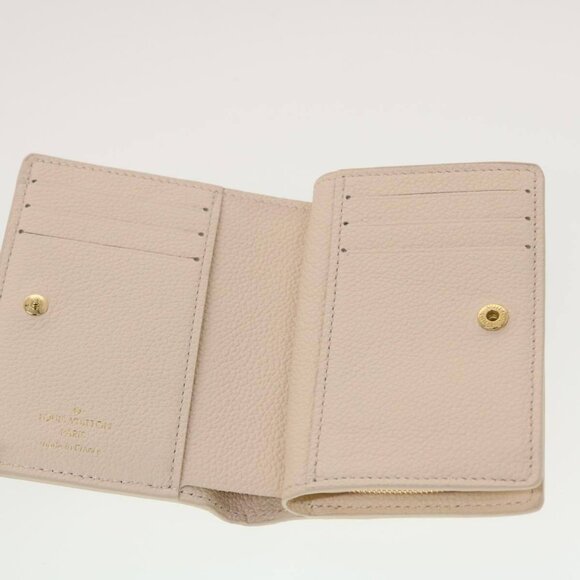 LOUIS VUITTON Monogram Empreinte Portefeuille Clare Wallet White M81927 42904S - Picture 7 of 16